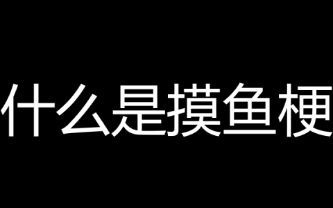 什么是摸鱼梗？